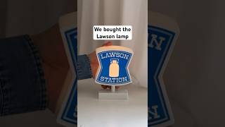 The Lawson lamp is back! 💡 #japan #lawson #lamp