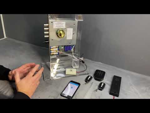 Замок невидимка ТИТАН-BATTERY PRO BLUETOOTH