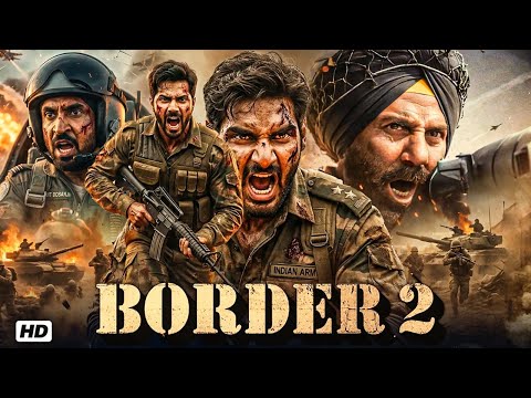 BORDER 2 Full Hindi Movie | Sunny Deol Varun Dhawan, Diljit Dosanjh | Indian Army War Blockbuster HD