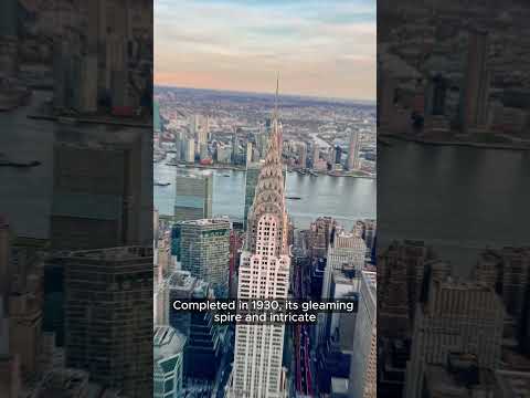 The Chrysler Building. 😯🧐 A Glittering Icon of Art Deco Elegance  #history  #travel #shorts