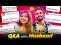 QnA video with husband Part 1 ❤️ || Ye kya pooch liya 🥵 ||  #youtubeshorts #couple #trending #viral