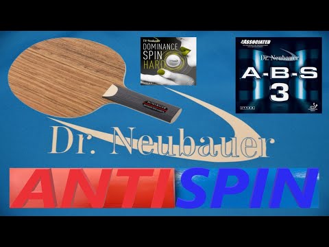 TABLE TENNIS - ANTISPIN A-B-S 3 - MATADOR TEXA CARBON OFF - DOMINANCE SPIN HARD STICKY - LG TT STORY