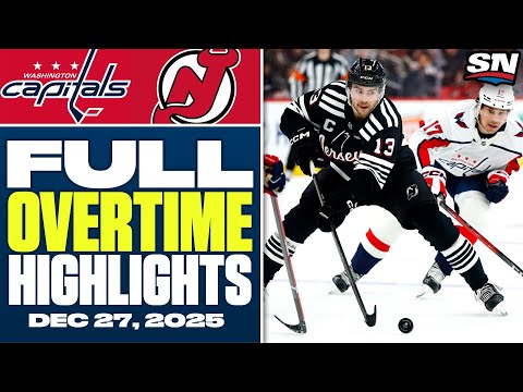 Washington Capitals at New Jersey Devils | FULL Overtime Highlights - December 27, 2025
