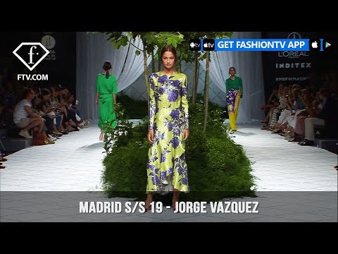 JORGE VAZQUEZ Madrid Fashion Week Spring/Summer 2019 Full | FashionTV | FTV