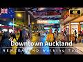 4K New Zealand Walk Auckland City Center Nightlife City Vibes May 2026