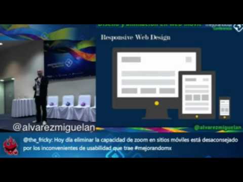 Conferencia: Miguel Angel y diseño web para móviles #mejorandomx