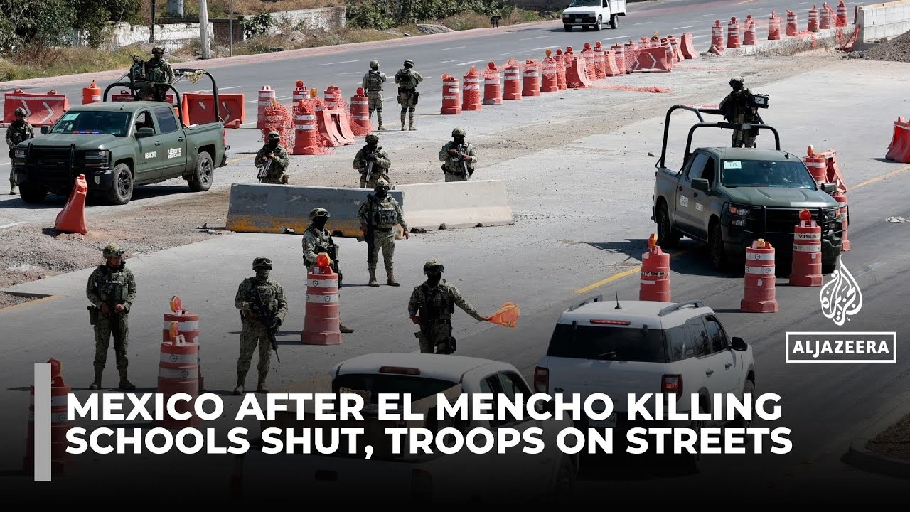 Mexico fears bloodshed after the killing of powerful cartel leader El Mencho