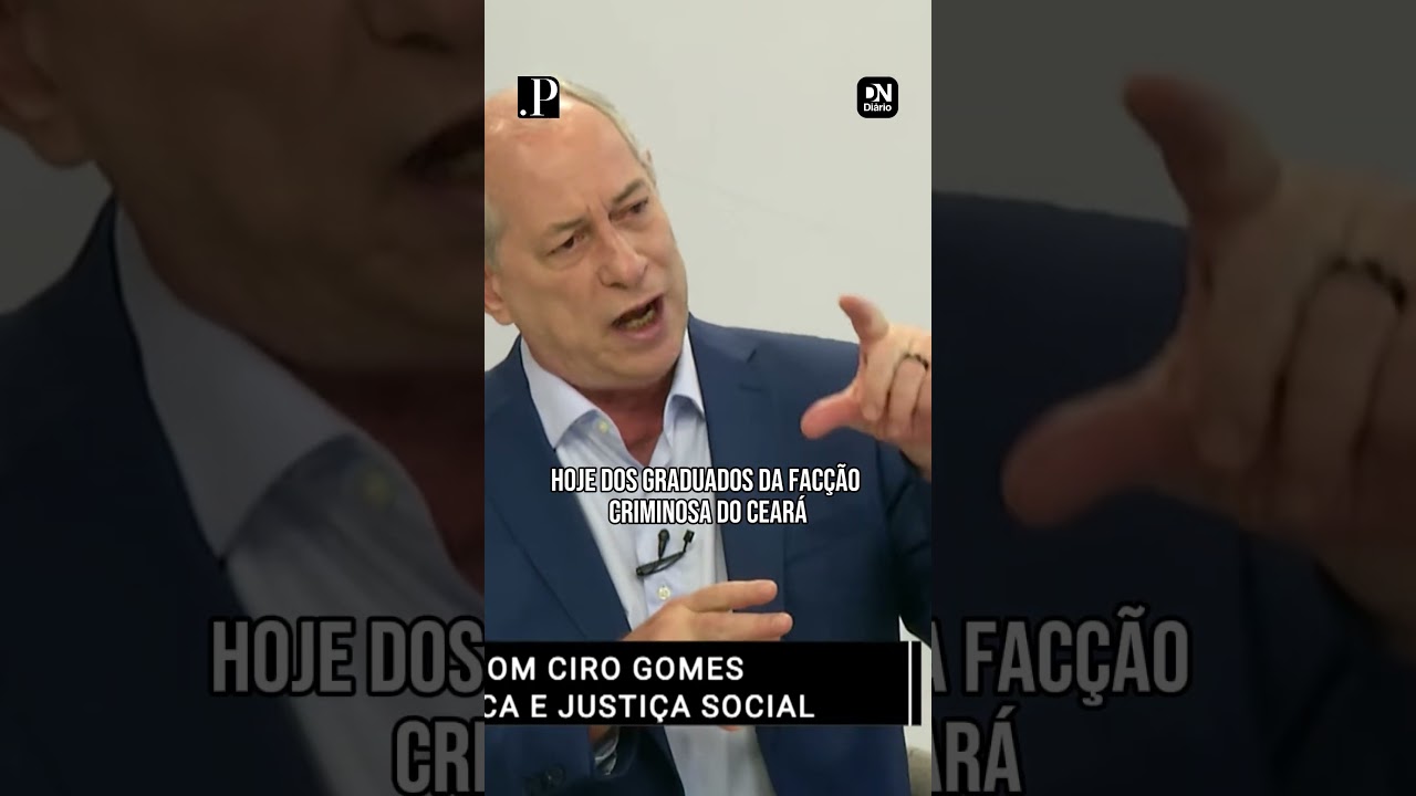 Imagem da notícia Em sabatina, Ciro Gomes diz que segurança não é problema só nacional: 'O crime compensa no Ceará'