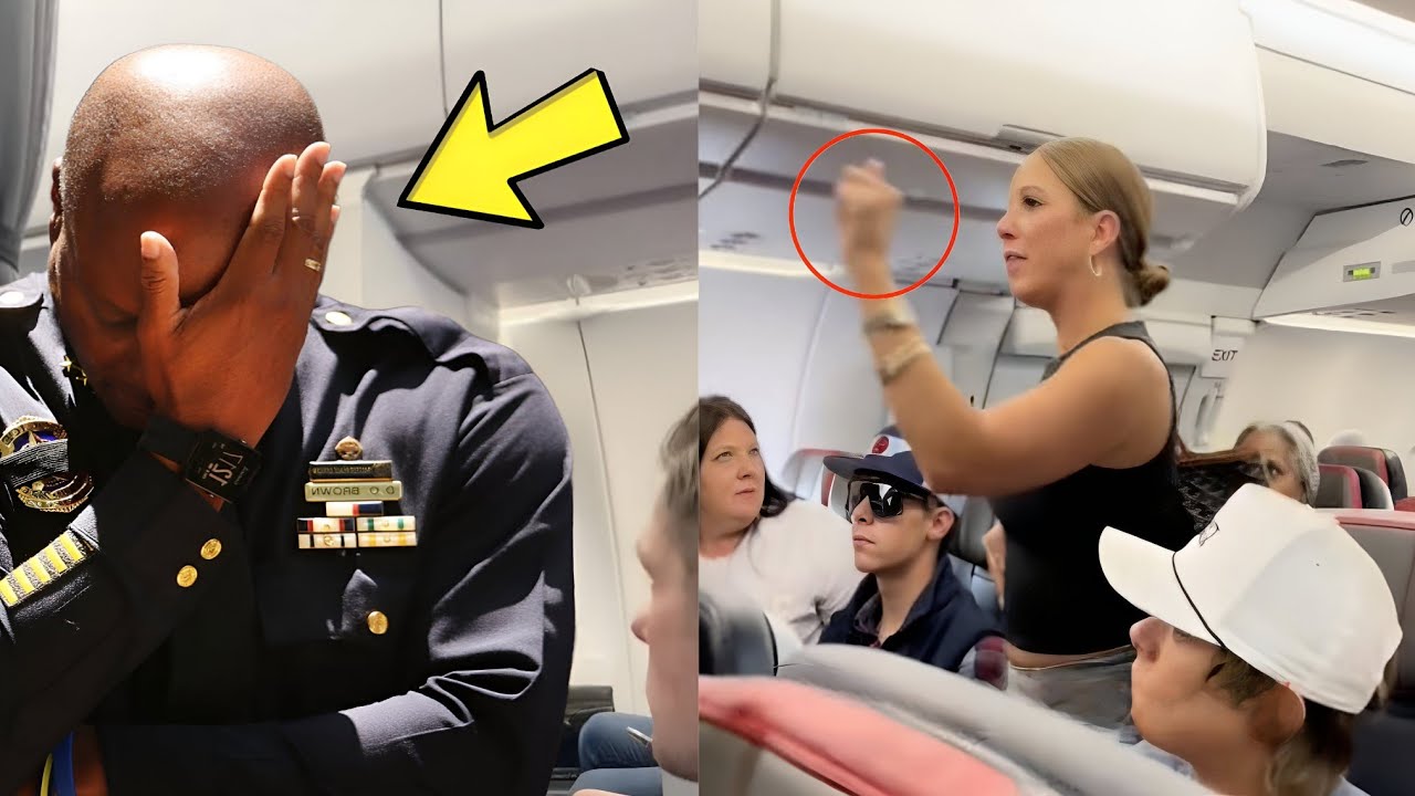 Woman Wouldn’t Let An Officer Sit In Coach, Then He Slips Her A Note You Won't Believe What's Inside