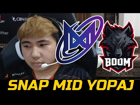 BOOM VS NIGMA GALAXY SEA GAME 2 - YOPAJ MID SNAP VS CARRY PUDGE