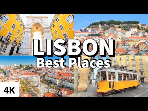 LISBOA TRAVEL 4K (Melhores Lugares para Visitar) Portugal
