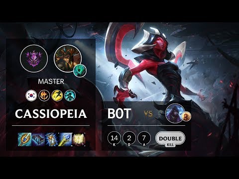 Cassiopeia Bot vs Aphelios - KR Master Patch 10.12