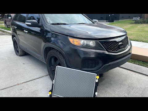 2011 Kia Sorento Radiator removal and install