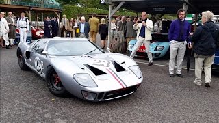 GT40's Battle, Spin & Crash at Goodwood