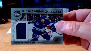 17-18 UPPER DECK SP GAME USED HOCKEY 20 BOX MASTER CASE BREAK # 6