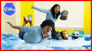 WATER EVERYWHERE!!!! + Ryan Race the Easter Bunny!!!!