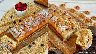 פודיק: עוגת גבינה שמרים בייגלה מלוח 🥨 עוגת גבינה שמרים עם דובדבנים ואוכמניות - מתכון קל - Foodik