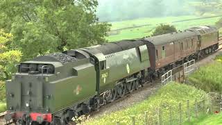 SR 34067 Tangmere, Back in steam again light engine test + 57010 14 08 2025