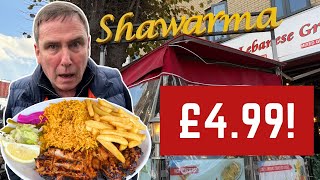 I Review The UK'S Cheapest Lebanese Restaurant! £4.99!!!