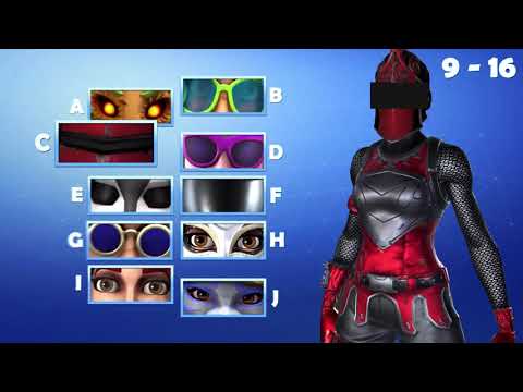 GUESS THE EYES OF THE SKIN IN FORTNITE   *HARD*