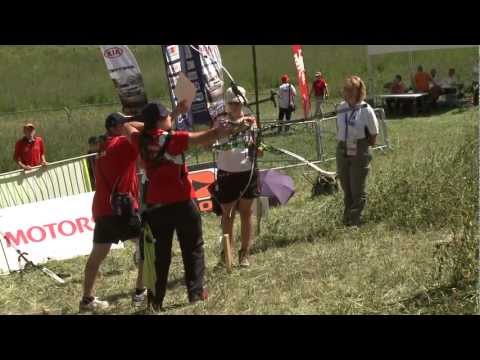 Elena Richter v Zoe Gobbels – recurve women gold | Val D'Isère 2012 World Archery Field Champs