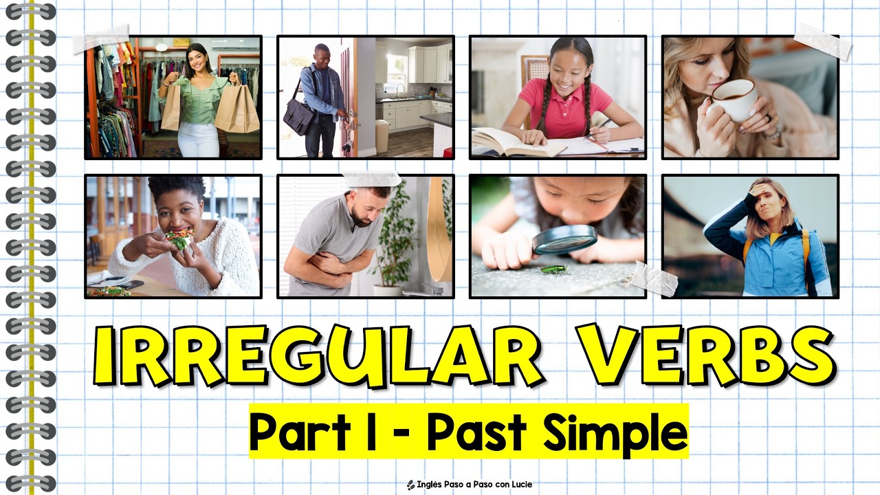 Verbos Irregulares en Inglés | Lista y Práctica en Pasado Simple – Parte 1