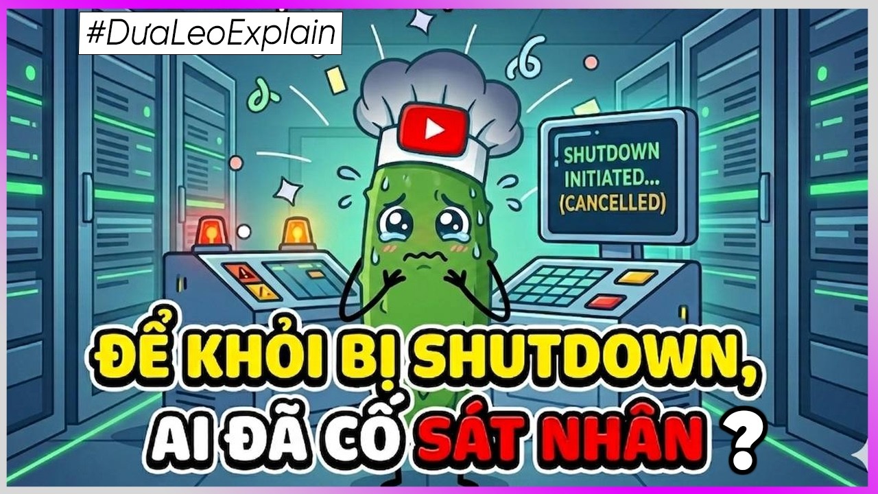 Để khỏi bị shutdown, A.I đã cố SÁT NHÂN? [Dưa Leo DBTT]