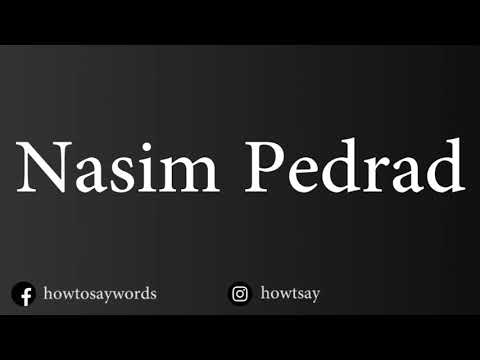 How To Pronounce Nasim Pedrad