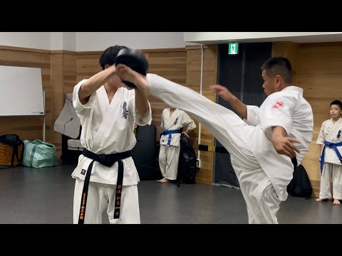 #左上段回し蹴り#回し蹴り#極真空手#kyokushinkarate