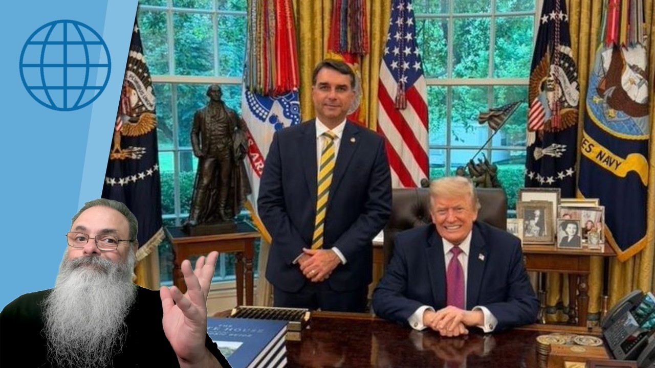 FLÁVIO BOLSONARO se ENCONTRA com TRUMP na CASA BRANCA