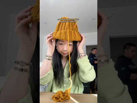 crocheting beanies for my movers?? 🧶