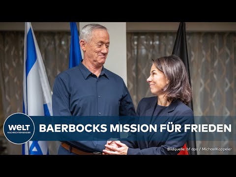 KRIEG IN NAHOST: Diplomatische Mission – Außenministerin Baerbock reist in Nahen Osten