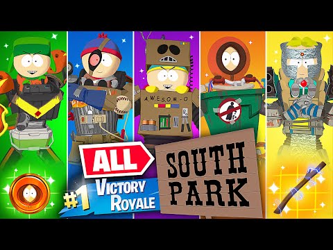 Winning With *EVERY* SOUTH PARK BOSS in Fortnite!