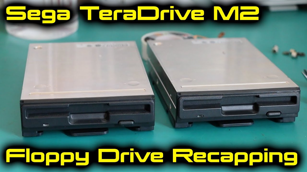 Recapping the Sega TeraDrive Model 2 Floppy Drives