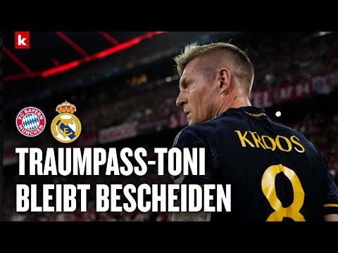 Kroos erklärt Traumpass zum 1:0: "Hauptanteil geht an Vini" | FC Bayern - Real Madrid