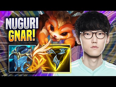 NUGURI IS A MONSTER WITH GNAR! - DK Nuguri Plays Gnar TOP vs Aatrox! | Season 2022