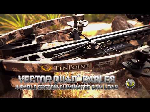 TenPoint Stealth NXT ACUdraw PRO 410 FPS Crossbow with Stag Hard Case and HME Broadheads Kit
