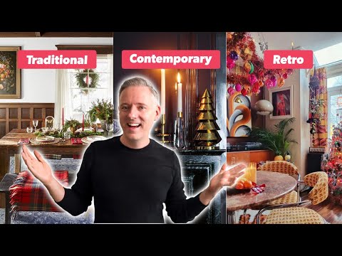 Holiday Decorating In Different Design Styles 🎄