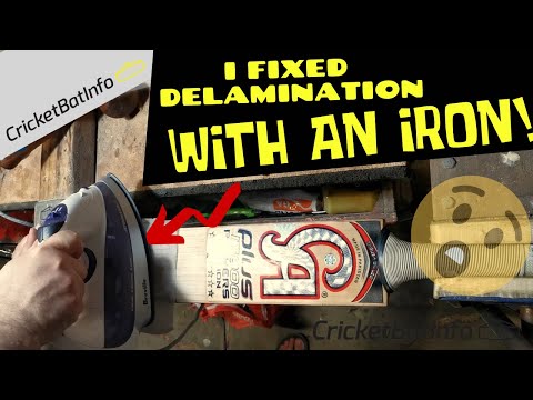 I fixed Cricket Bat Delamination with a Hot Iron!