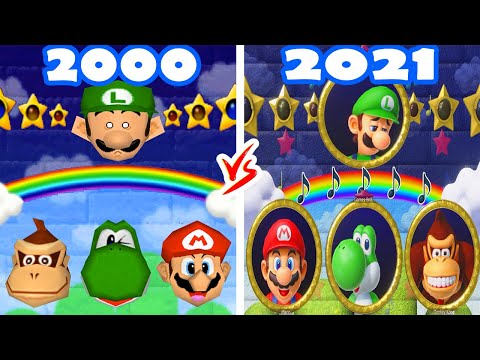 Mario Party Superstars vs Mario Party 2 - Bad Day of Luigi vs Donkey Kong vs Mario vs Yoshi