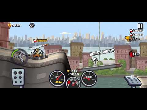 Hill Climb Racing 2 - Personal best 2649m. GLIDER | City
