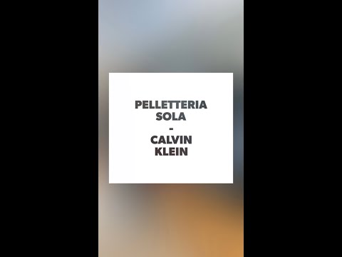 COLLEZIONE PE21 CALVIN KLEIN  - PELLETTERIA SOLA
