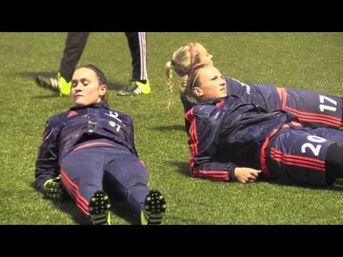 Trainingsauftakt 1. FFC Frankfurt am 11. Januar 2016