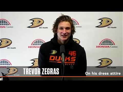 Trevor Zegras Talks About Joining The Anaheim Ducks