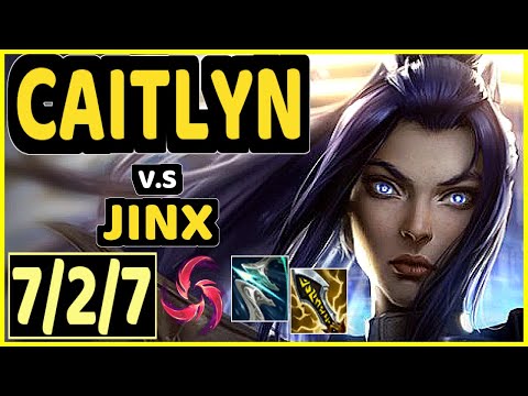 CAITLYN vs JINX - 7/2/7 KDA BOTTOM ADC CHALLENGER GAMEPLAY - EUW