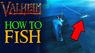 How to FISH in Valheim - How to get FISHING ROD
