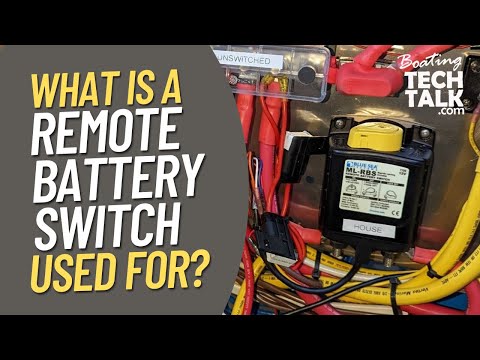 What Is a Remote Battery Switch Used for on My Boat?