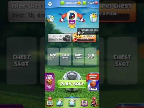 Part of a video titled Golf Clash How To - Creating a 2nd Account and Switching Between ...