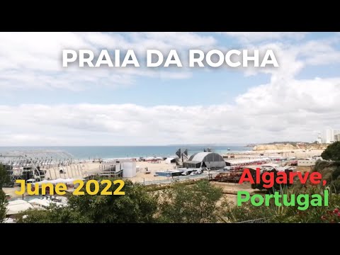 Praia da Rocha Beachline Street Walk June 2022