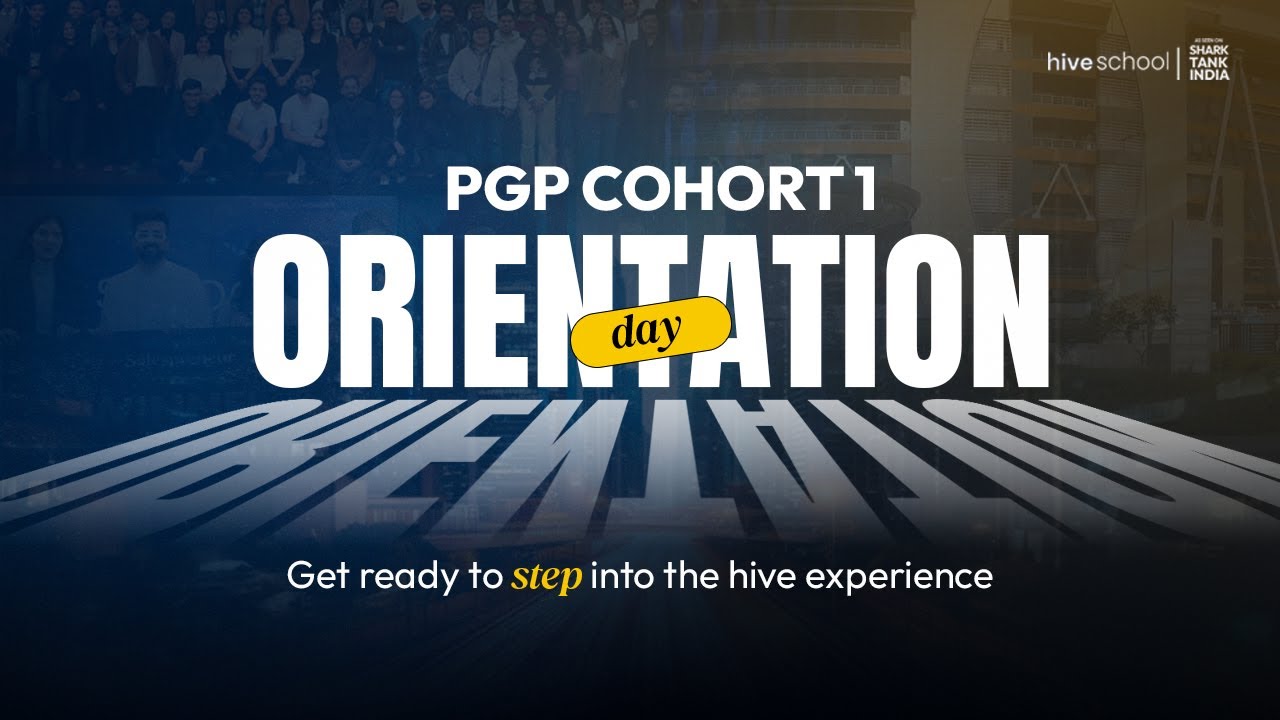 Orientation week — how learning starts
